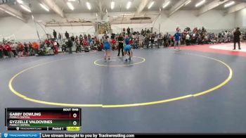 135 lbs Cons. Round 3 - Gabby Dowling, Pueblo Central vs Gyzzelle Valdovines, Pueblo Central