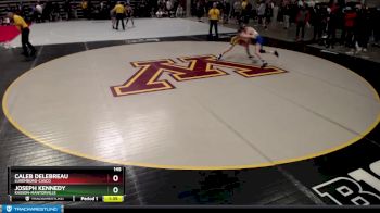 145 lbs Quarterfinal - Caleb Delebreau, Luxemburg-Casco vs Joseph Kennedy, Kasson-Mantorville