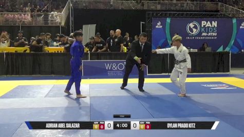 Dylan Prado Kitz vs Adrian Abel Salazar 2025 Pan Kids Jiu-Jitsu IBJJF Championship