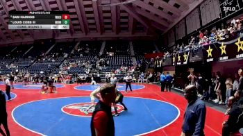 3A-165 lbs Cons. Round 3 - Louis Cobb III, Monroe vs Sam Harkins, White County