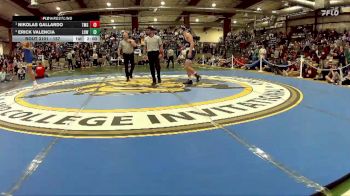 157 lbs Semifinal - Nikolas Gallardo, The Meadows School vs Erick Valencia, Lowry