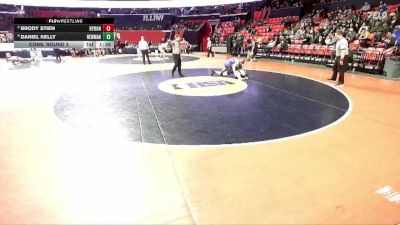 1A 165 lbs Cons. Round 2 - Brody Stien, Byron vs Daniel Kelly, Sterling (Newman Central Catholic)