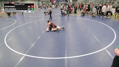 Junior Boys - 150 lbs Cons. Round 7 - Colin Weiss, Zumwalt Wrestling Club vs Gus Cardinal, Arizona