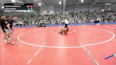 120 lbs Rr Rnd 3 - Carter Greenwood, Iron Faith Wrestling vs Adam Daniels, Flickr Boyz Yahtzee