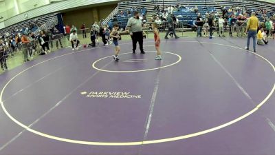 10U Boys - 63 lbs Cons. Round 3 - Bladen Bokinsky, Contenders Wrestling Academy vs Tyson Schilling, Interior Grappling Academy