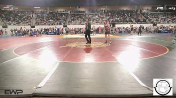 130 lbs Round Of 16 - Logan Darst, Comanche MS vs Zander Pope, Sand Springs Jr High