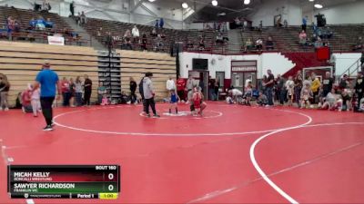 41-43 lbs Round 3 - Micah Kelly, Roncalli Wrestling vs Sawyer Richardson, Franklin WC