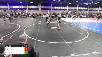 102 lbs Quarterfinal - Connor Crum, Swwwc vs Jason Lin, Poway Elite