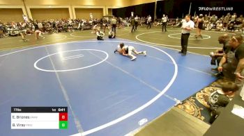 77 lbs Consi Of 8 #2 - Eloy Briones, Granite WC vs Brennan Viray, Pride WC