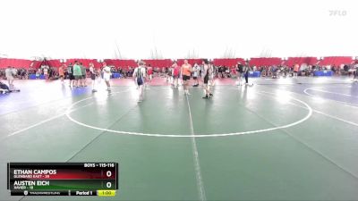 115-116 lbs Round 3 - Ethan Campos, Glenbard East vs Austen Eich, Xavier