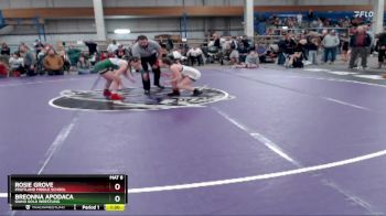 117 lbs Quarterfinal - Rosie Grove, Fruitland Middle School vs Breonna Apodaca, Idaho Gold Wrestling