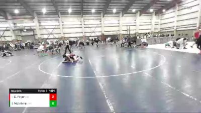 102 lbs Cons. Round 3 - Cassius Fryer, Devils Wrestling vs Izzac McIntyre, Carbon Wrestling Club