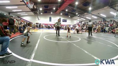 46 lbs Round Of 32 - Kolter Kelley, Coweta Tiger Wrestling vs Cody Hawkins, HURRICANE WRESTLING ACADEMY