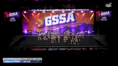 American Cheer - J BLACK [2026 L3 Junior - Flex - Medium Day 2] 2026 GSSA Grand Nationals
