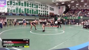 138 lbs Champ. Round 3 - Omar Leon, Springfield (Akron) vs Cowin Becker, Northmor(Galion)
