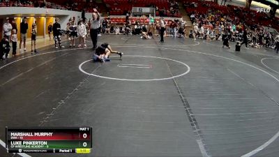 56 lbs Round 5 (8 Team) - Luke Pinkerton, CP Wrestling Academy vs Marshall Murphy, DWA