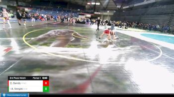 143 lbs 3rd Place Match - Abygail Vargas, Coulee Crushers Wrestling vs Chloe Gandy, Ferndale Force Wrestling Club