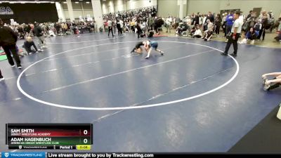 78 lbs Semifinal - Sam Smith, Sebolt Wrestling Academy vs Adam Hagenbuch, American Dream Wrestling Club