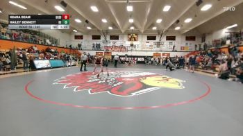 145 lbs Cons. Round 1 - Hailey Bennett, Rock Springs vs Keara Beam, DouglasSD