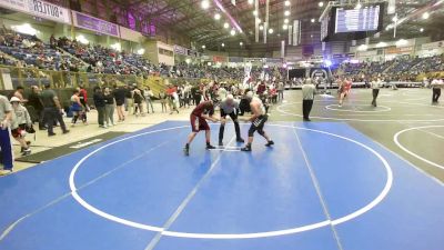 180 lbs Quarterfinal - Andrew Gonzales, Ortega Middle School vs Alexander Silva, Badlands Elite