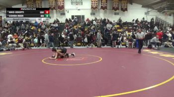 106 lbs Quarterfinal - Niko Odiotti, Loyola Academy vs Cohen Reer, Edison