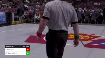 121 lbs Round Of 32 - Lucas Barr, McGuffey vs Mikhail Hartranft, Catasauqua