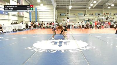 100 lbs Rr Rnd 3 - Olivia Mancha, Lady Dragons - HSG vs Ella Paris, Orchard South Girls - HSG