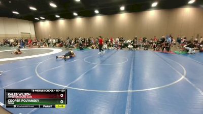 117-120 lbs Round 1 - Cooper Polyansky, Texas vs Kaleb Wilson, Amped Wrestling Club