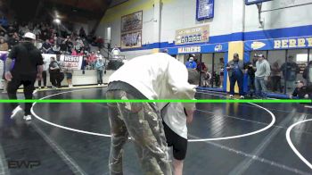 45 lbs Quarterfinal - ZaKyan McKeefer, Checotah Matcats vs Kohen Kelley, Coweta