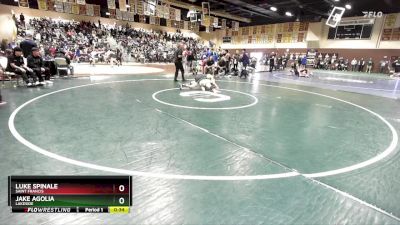 113 lbs Cons. Round 2 - Jake Agolia, Lakeside vs Luke Spinale, Saint Francis