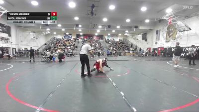 157 lbs Champ. Round 2 - Nyol Jenkins, Lancaster vs Kevin Mendez, Santa Ana