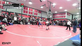 157 lbs Round Of 16 - Camdyn Miller, Henryetta HS vs Sebastian Garcia, Rogers High School Boys