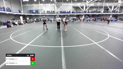 157 lbs Consi Of 32 #2 - Eli Tuckey, Millersville University vs Avery Clarke, F&M