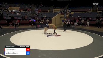 62 lbs Champ. Round 1 - Devin Patton, Texas vs Mattie Papenthien, Dubuque RTC