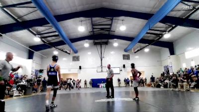 126 lbs Semifinal - Caden Alspaugh, Vancleave High School vs Josiah King, Long Beach High School