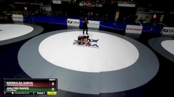 135 lbs Quarterfinal - Avalynn Ramos, California vs Esmeralda Garcia, Youngblood Wrestling Club