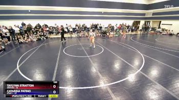 130 lbs Round 3 (6 Team) - Taylynn Stratton, Oregon vs Catarina Patino, Utah 1