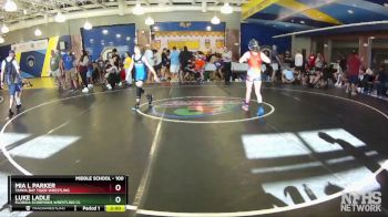 100 lbs Round 2 - Luke Ladle, Florida Scorpions Wrestling Cl vs Mia L Parker, Tampa Bay Tiger Wrestling