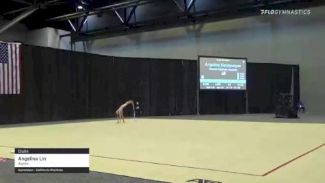 Angelina Lin - Clubs, Aspire - 2021 USA Gymnastics Championships