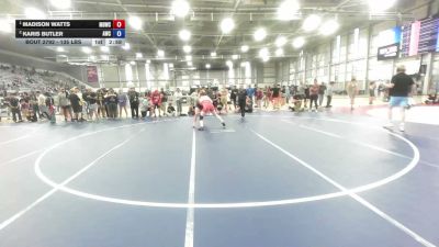 135 lbs 1st Place Match - Madison Watts, Mat Demon Wrestling Club vs Karis Butler, ACH Wrestling Club
