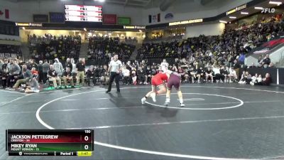 150 lbs Semis - Mikey Ryan, Mount Vernon vs Jackson Pettegrew, Creston