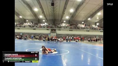 65B Semifinal - Turner Roweton, Willard Youth Wrestling Club vs Zayden White, Hannibal Youth Wrestling Club