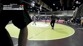 144 lbs Champ. Round 1 - Jeremy De Alba, Bishop Amat vs Uryah Vallejo, Clovis East