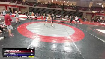 126 lbs Cons. Semi - Conner McEntire, Keystone Kids Wrestling Club vs Owen Burns, The Hall Wrestling Club