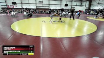 115 lbs Cons. Semi - Kaaulani Hew-Len, Hunter vs Arisna Stott, Cedar Valley