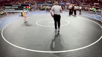 D 1 132 lbs Champ. Round 2 - Kye Karcher, Walker vs Kenneth Sanchez, Chalmette