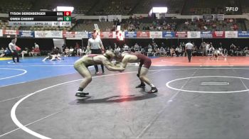 165 lbs Semis & Wb (16 Team) - Tyson Derenberger, Muhlenberg vs Owen Cherry, Apprentice School