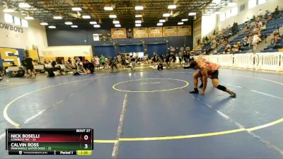 215 lbs Round 7 (8 Team) - Calvin Ross, Panhandle Gator Dogs vs Nick Boselli, Cowboys WC