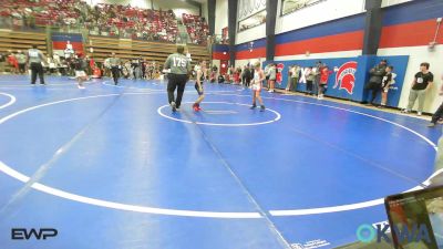76 lbs Rr Rnd 1 - Brantley Wisdom, Caney Valley Wrestling vs Callen Wilkinson, Raw Wrestling Club