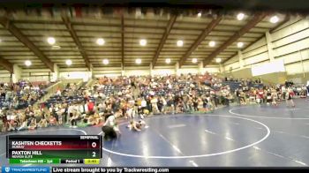 64 lbs Semifinal - Kashten Checketts, MURRAY vs Paxton Hill, Nevada Elite